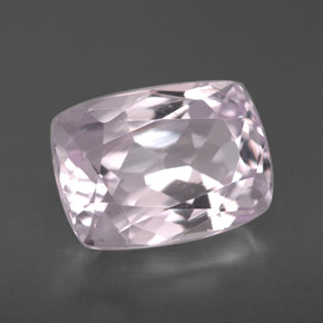 Kunzite naturale rosa da 4,23 ct, taglio a cuscino, VS