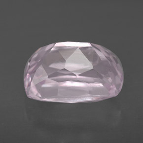 Kunzite naturale rosa da 4,23 ct, taglio a cuscino, VS
