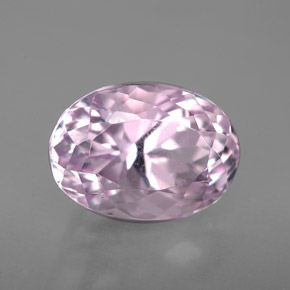 Kunzite naturale rosa da 5,69 ct, taglio ovale, VVS-VS