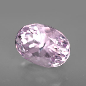 Kunzite naturale rosa da 5,69 ct, taglio ovale, VVS-VS