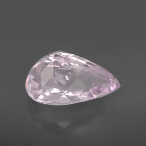 Kunzite naturale rosa da 4,90 ct, taglio a pera, VS