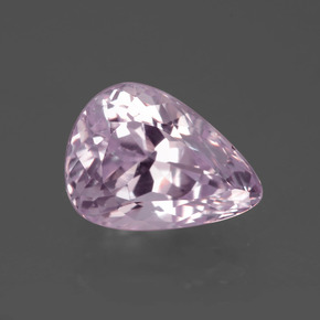 Kunzite naturale rosa da 6,61 ct, taglio a pera, VVS-VS