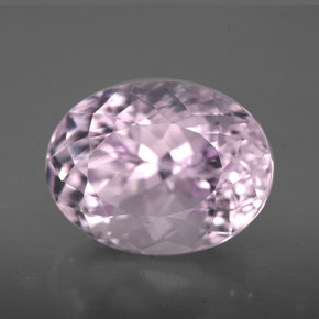 Kunzite naturale rosa da 7,40 ct, taglio ovale, VVS-VS