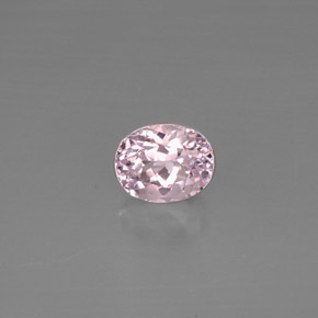Kunzite naturale rosa da 5,68 ct, taglio ovale, VVS-VS