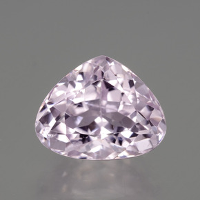 Kunzite naturale rosa da 8,84 ct, taglio a pera, VVS-VS