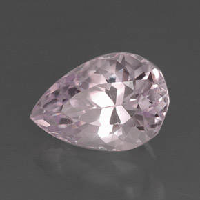 Kunzite naturale rosa da 8,89 ct, taglio a pera, VS