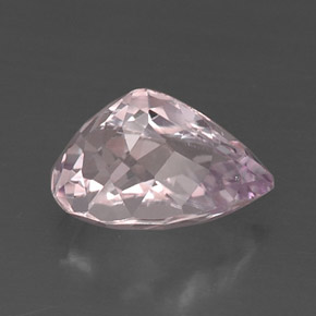 Kunzite naturale rosa da 8,89 ct, taglio a pera, VS
