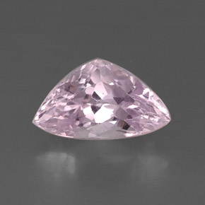 Kunzite Rosa naturale da 8.04 ct, Taglio trillion, VS