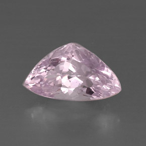 Kunzite Rosa naturale da 8.04 ct, Taglio trillion, VS