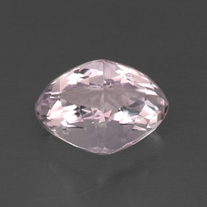 Kunzite naturale rosa da 8,63 ct, trillion, VVS-VS