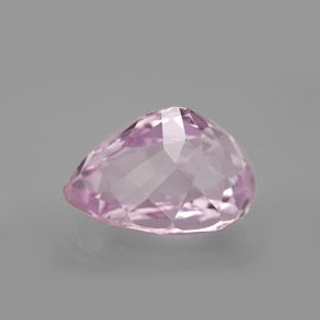 Kunzite Rosa naturale da 8.33 ct, Forma a pera, VVS-VS