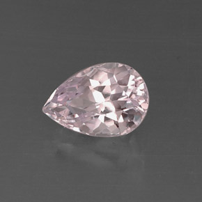 Kunzite naturale rosa da 4,11 ct, taglio a pera, VVS-VS