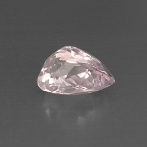Kunzite naturale rosa da 4,11 ct, taglio a pera, VVS-VS