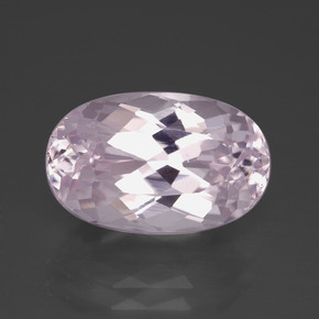 Kunzite naturale rosa da 7,30 ct, taglio ovale, VVS-VS