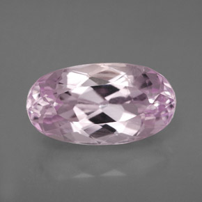 Kunzite naturale rosa da 6,51 ct, taglio ovale, VVS-VS