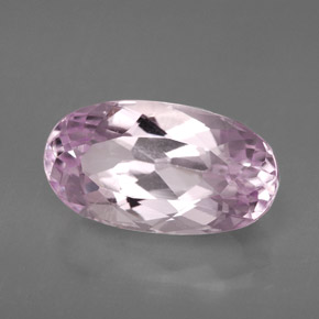 Kunzite naturale rosa da 6,51 ct, taglio ovale, VVS-VS