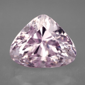 Kunzite naturale rosa da 10,60 ct, taglio a pera, VVS