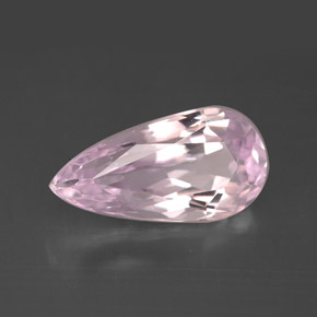 Kunzite Rosa naturale da 4.68 ct, Forma a pera, VVS