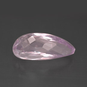 Kunzite Rosa naturale da 4.68 ct, Forma a pera, VVS