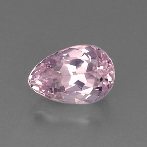 Kunzite naturale rosa da 5,88 ct, taglio a pera, VS