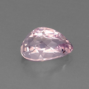 Kunzite naturale rosa da 5,88 ct, taglio a pera, VS