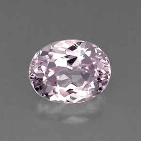 Kunzite naturale rosa da 6,73 ct, taglio ovale, VVS-VS
