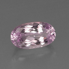 Kunzite naturale rosa da 6,56 ct, taglio ovale, VVS