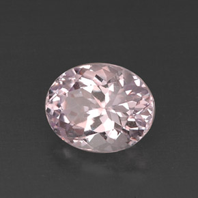 Kunzite Rosa naturale da 8.64 ct, Taglio ovale, VS