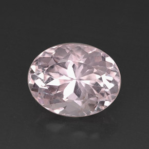 Kunzite Rosa naturale da 10.97 ct, Taglio ovale, VVS