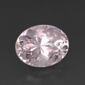 Kunzite Rosa naturale da 10.97 ct, Taglio ovale, VVS