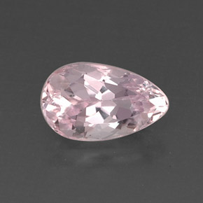 Kunzite Rosa naturale da 5.28 ct, Forma a pera, VVS-VS