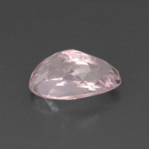 Kunzite Rosa naturale da 5.28 ct, Forma a pera, VVS-VS