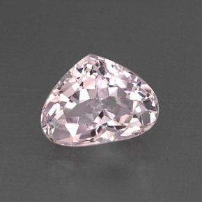 Kunzite Rosa naturale da 5.86 ct, Forma a pera, VVS