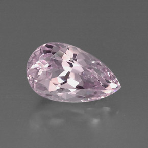 Kunzite naturale rosa da 8,39 ct, taglio a pera, VVS