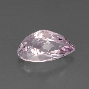 Kunzite naturale rosa da 8,39 ct, taglio a pera, VVS
