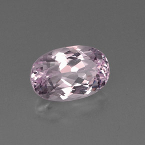Kunzite naturale rosa da 6,65 ct, taglio ovale, VVS