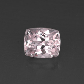 Kunzite naturale rosa da 4,74 ct, taglio a cuscino, VVS-VS