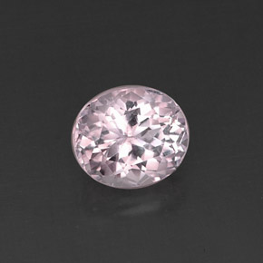 Kunzite naturale rosa da 5,09 ct, taglio ovale, VVS-VS