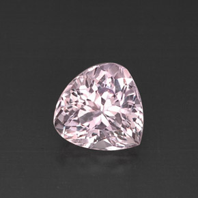 Kunzite naturale rosa da 5,57 ct, taglio a pera, VVS-VS