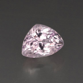 Kunzite naturale rosa da 8,49 ct, trillion, VS