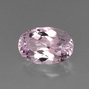 Kunzite Rosa naturale da 6.60 ct, Taglio ovale, VVS