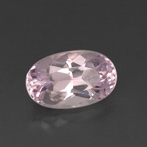 Kunzite naturale rosa da 7,93 ct, taglio ovale, VVS
