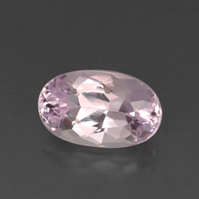 Kunzite naturale rosa da 7,93 ct, taglio ovale, VVS