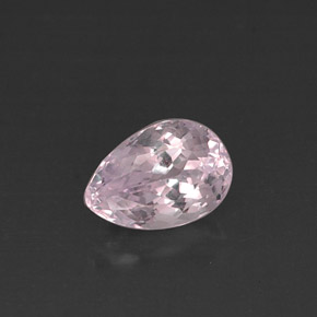 Kunzite naturale rosa da 4,00 ct, taglio a pera, VS
