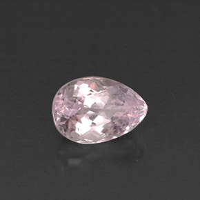 Kunzite naturale rosa da 4,00 ct, taglio a pera, VS