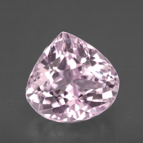 Kunzite naturale rosa da 4,51 ct, taglio a pera, VVS-VS