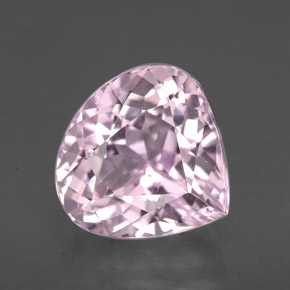 Kunzite naturale rosa da 4,51 ct, taglio a pera, VVS-VS