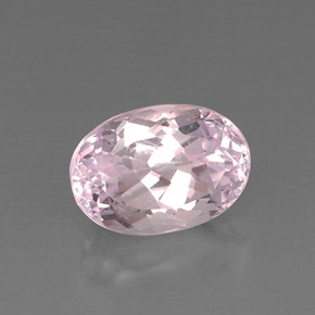 Kunzite naturale rosa da 8,31 ct, taglio ovale, VS