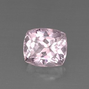 Kunzite naturale rosa da 8,05 ct, taglio a cuscino, VVS-VS