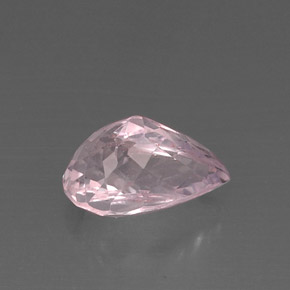 Kunzite naturale rosa da 9,14 ct, taglio a pera, VS